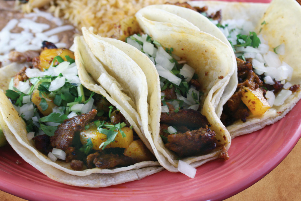 Hacienda Menu - Tacos Al Pastor